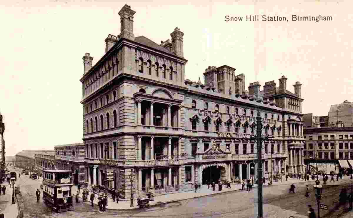 Birmingham. Snow Hill Station, 1912