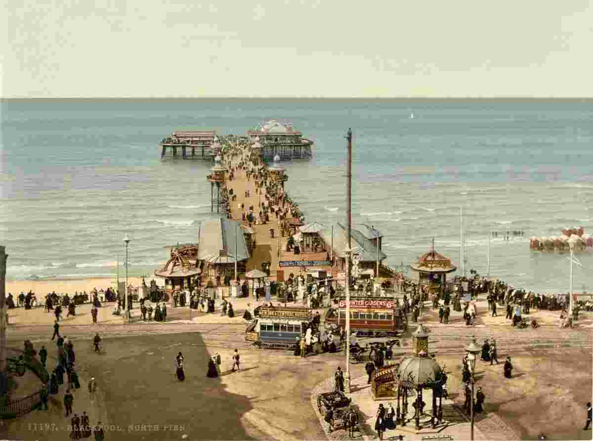 Blackpool. North Pier, circa 1890