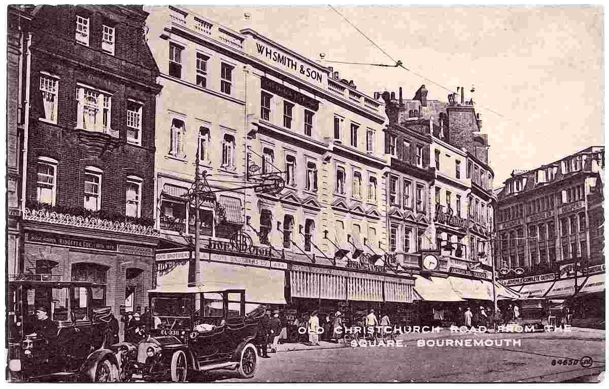 Bournemouth. Old Christchurch Road from Square