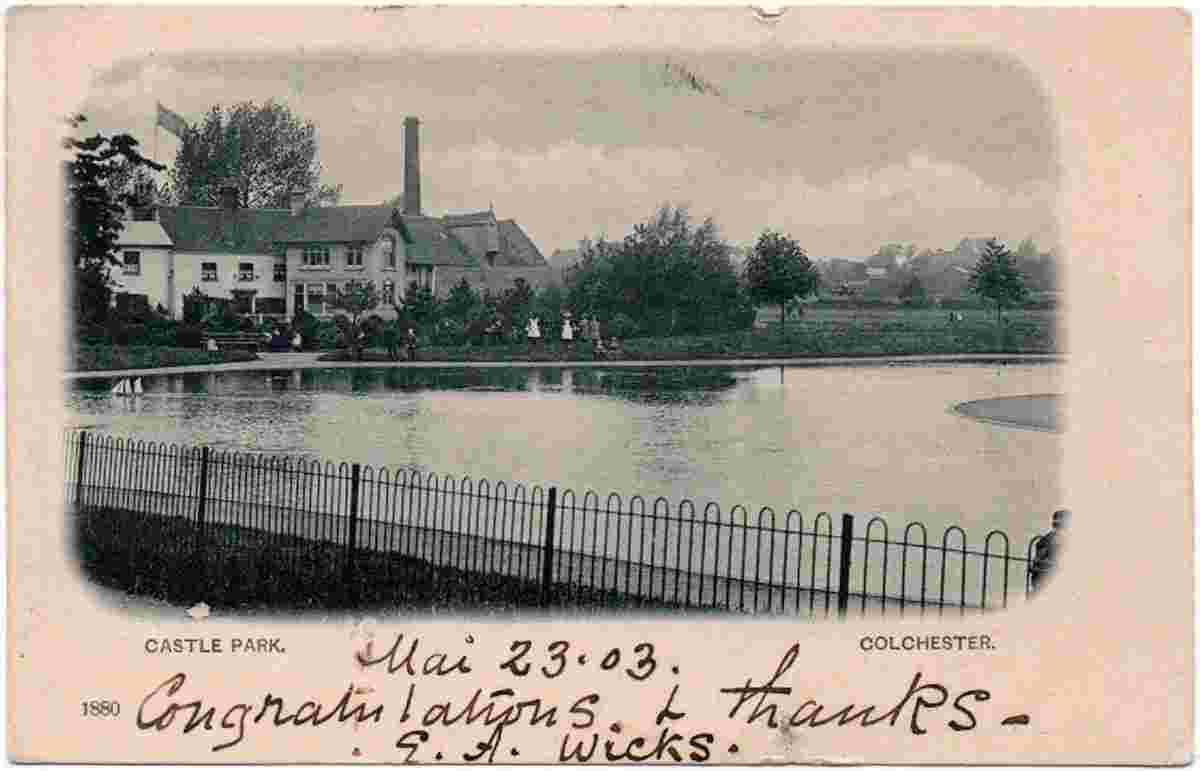 Colchester. Castle Park, 1903