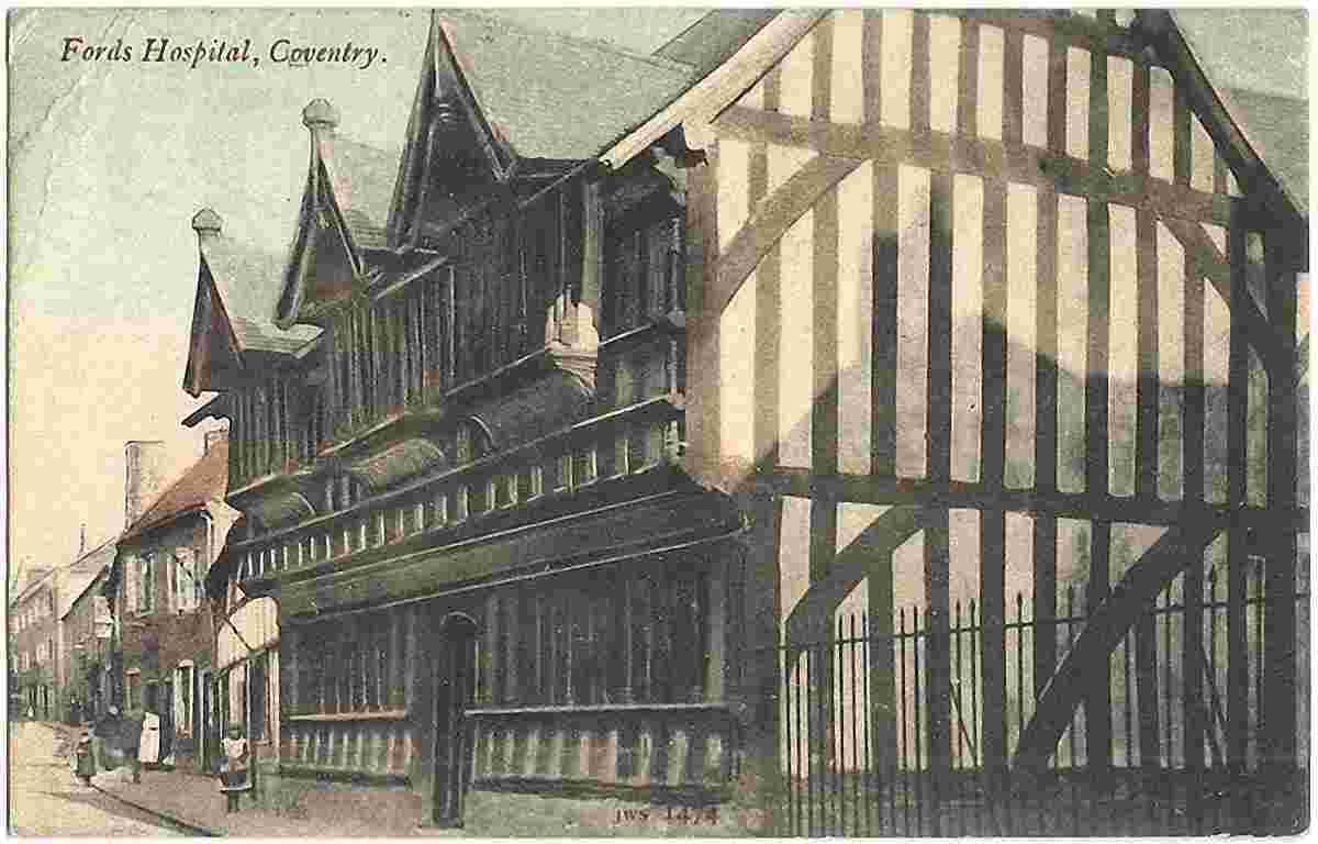 Coventry. Grey Friars (Ford's) Hospital, 1909
