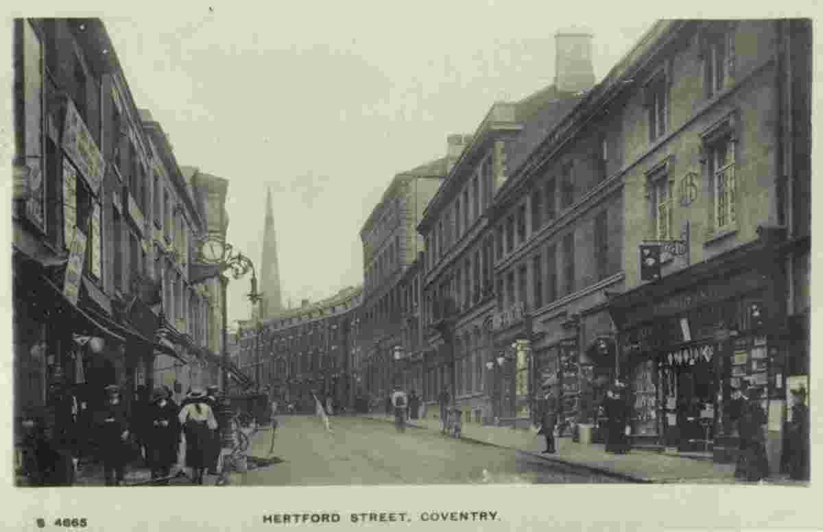 Coventry. Hertford Street, 1917
