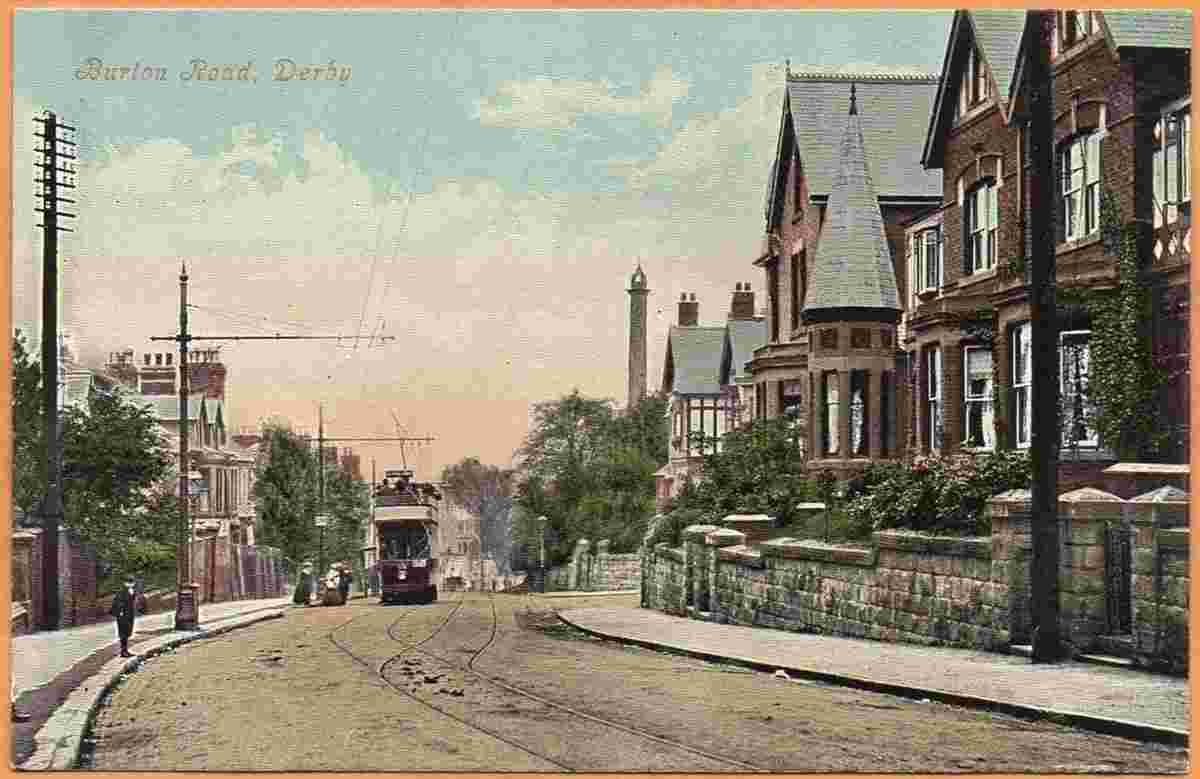 Derby. Burton Road, 1902