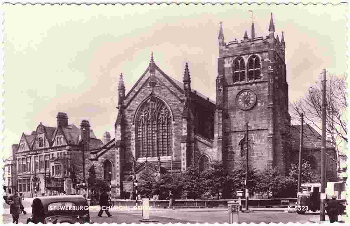 Derby. St Werburgh's Church