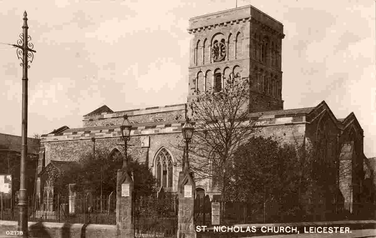Leicester. St Nicholas Church, 1913