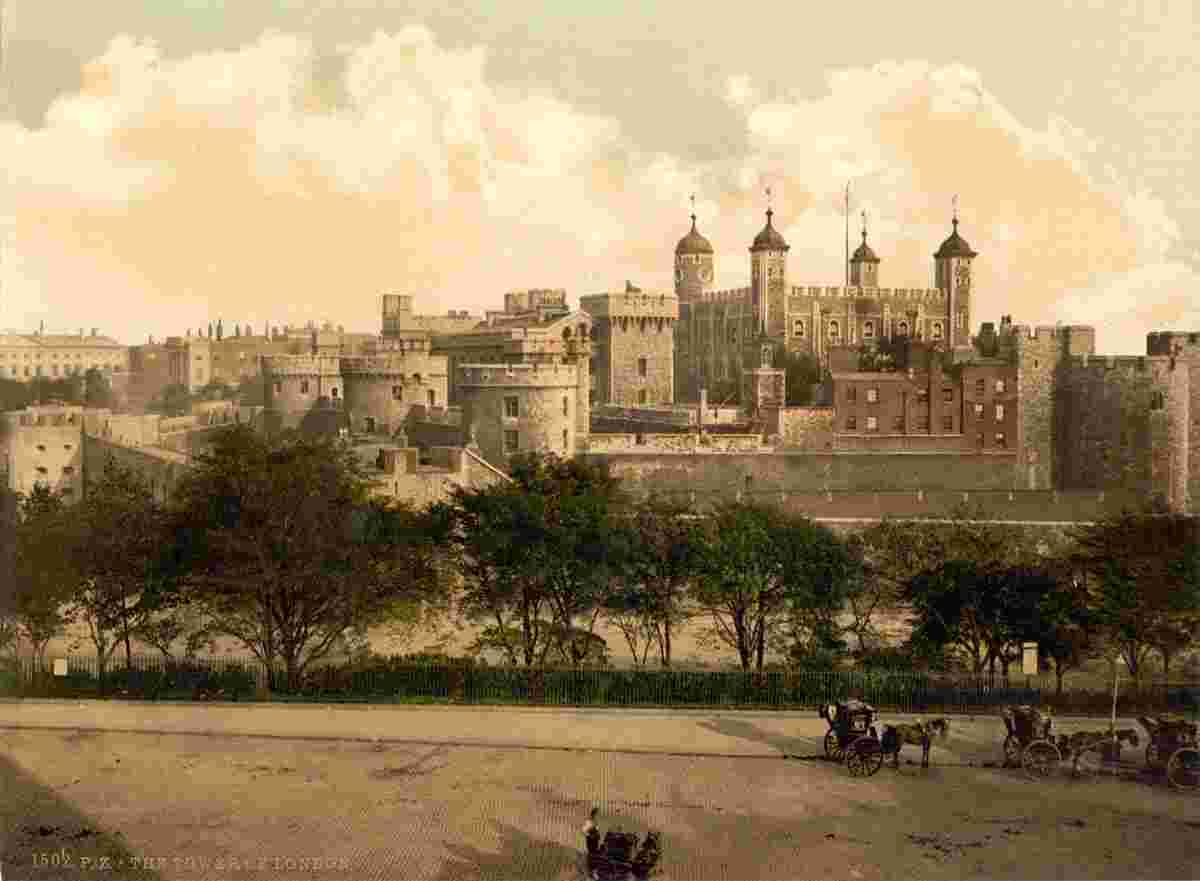 Greater London. Tower, 1890