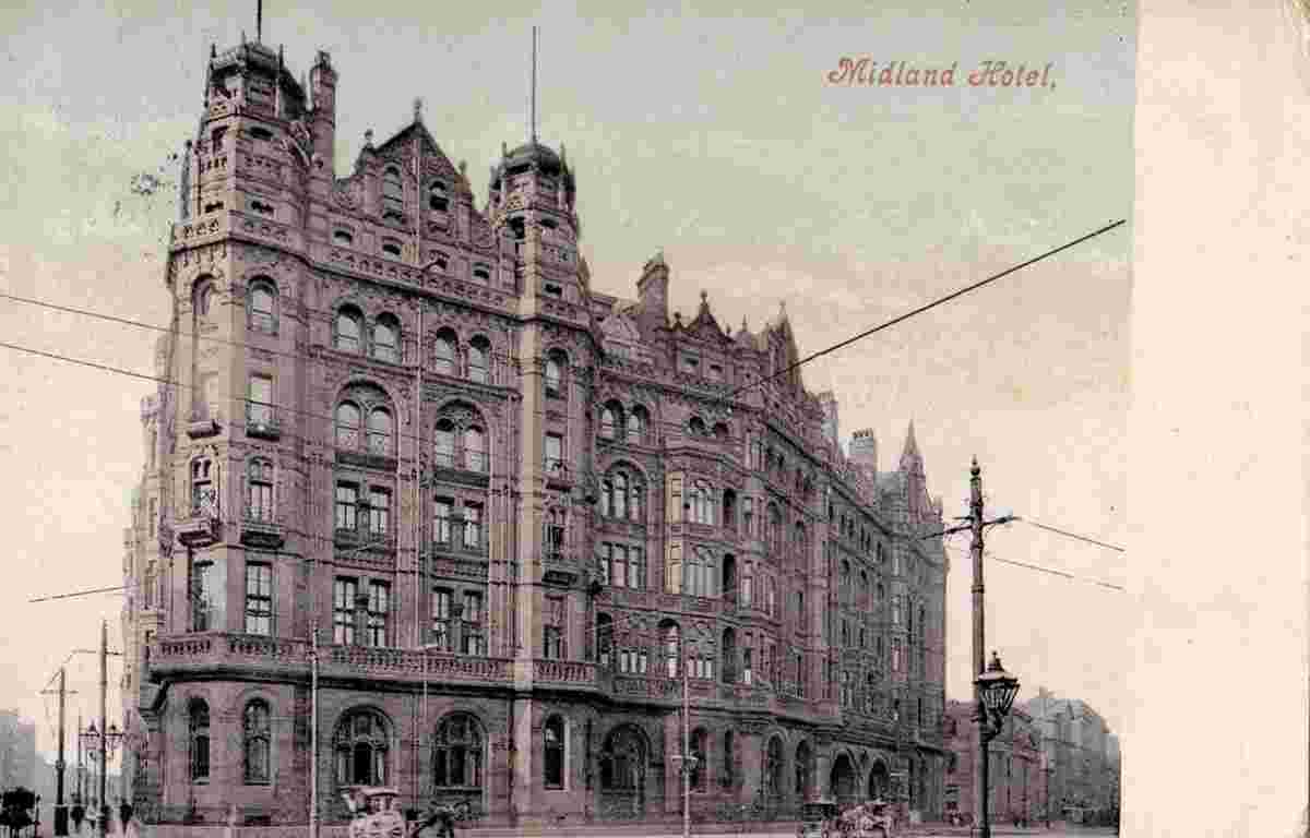 Manchester. Midland Hotel, circa 1900s