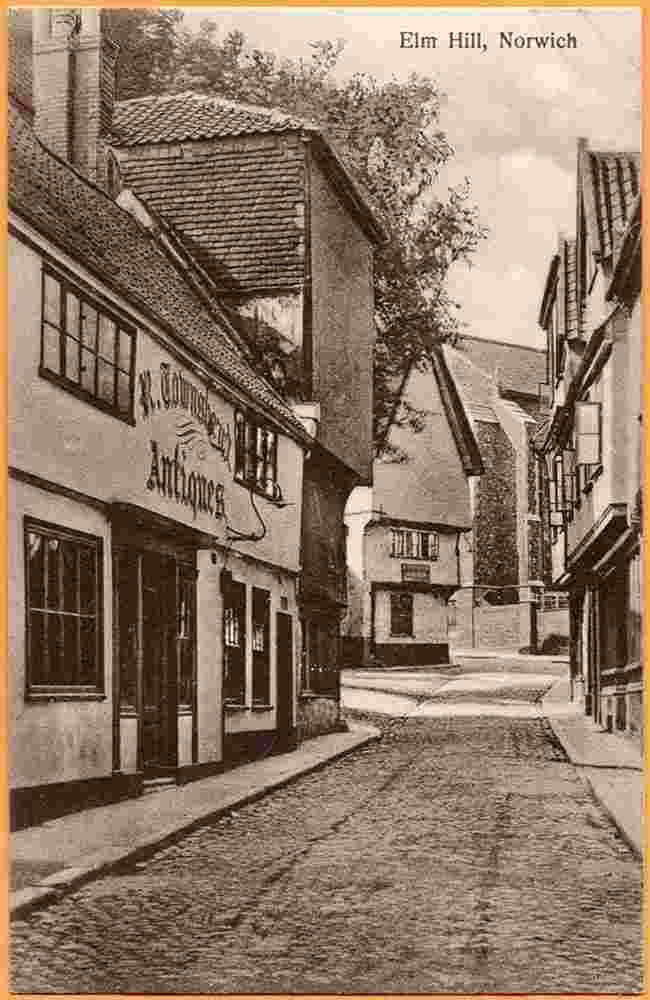 Norwich. Elm Hill, 1910