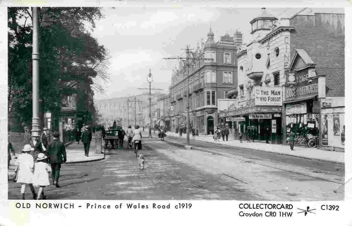 Norwich. Prince of Wales Road, 1919