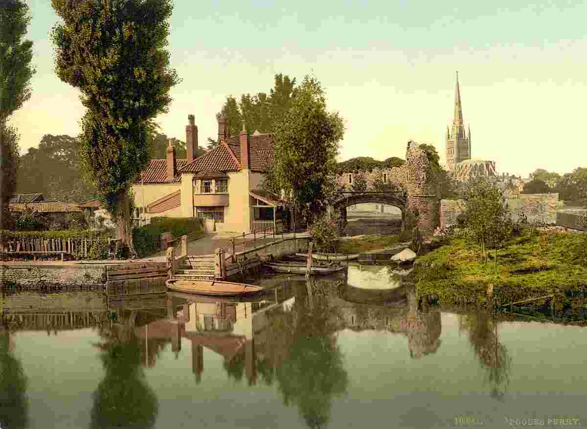 Norwich. Pulls Ferry (Pooles ferry), 1890