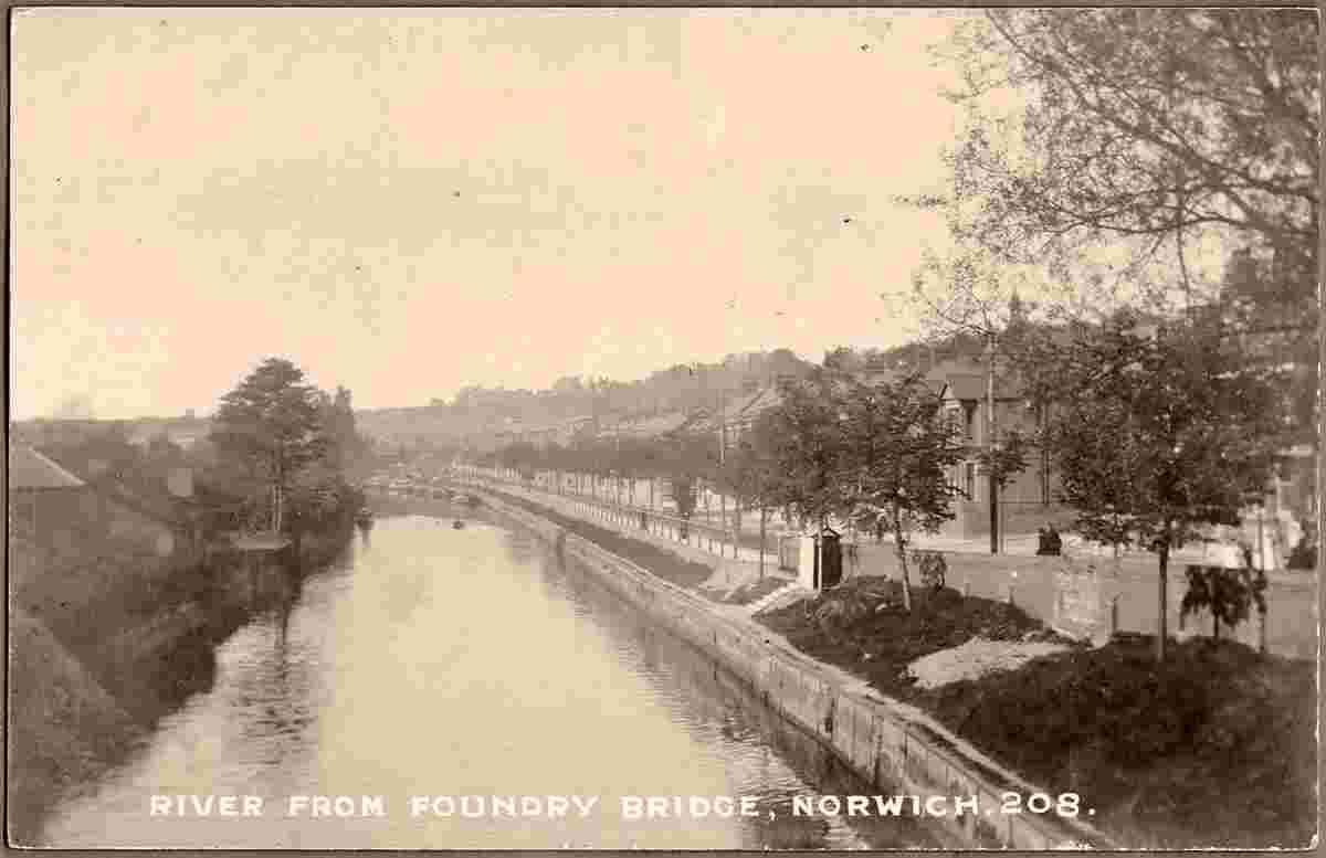 Norwich. River from Foundry Bridge