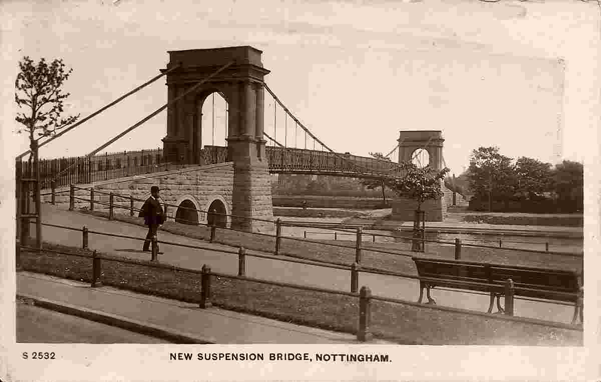 Nottingham. New Suspension Bridge