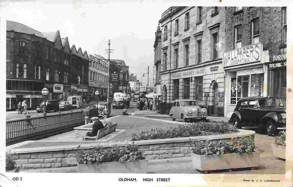 Oldham. High Street, 1957