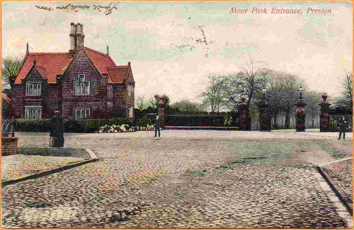 Preston. Moor Park Entrance, 1906