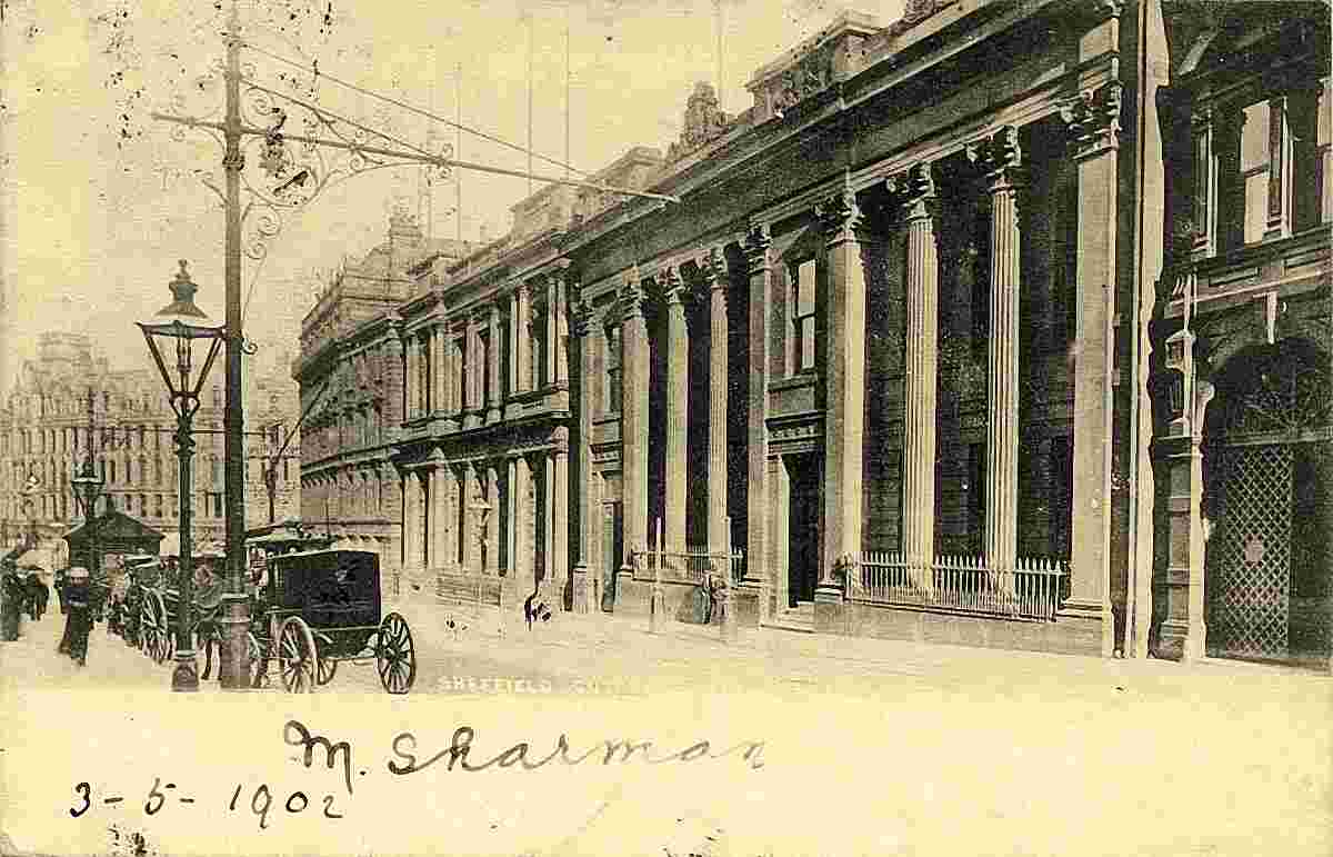 Sheffield. The Cutlers Hall, 1902