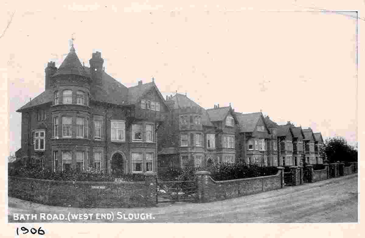 Slough. West End of Bath Road, 1906