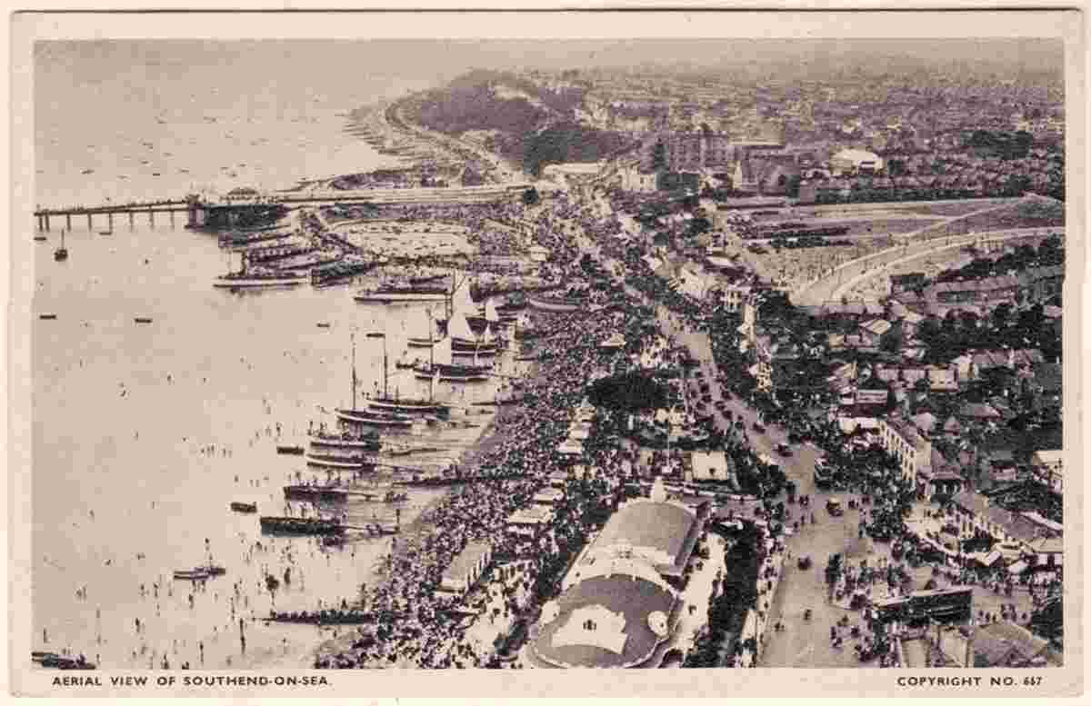 Southend-on-Sea. Aerial View