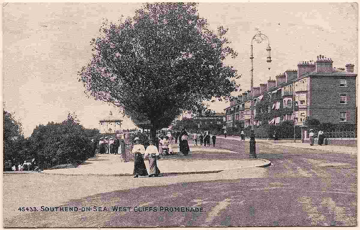 Southend-on-Sea. West Cliffs Promenade, 1918