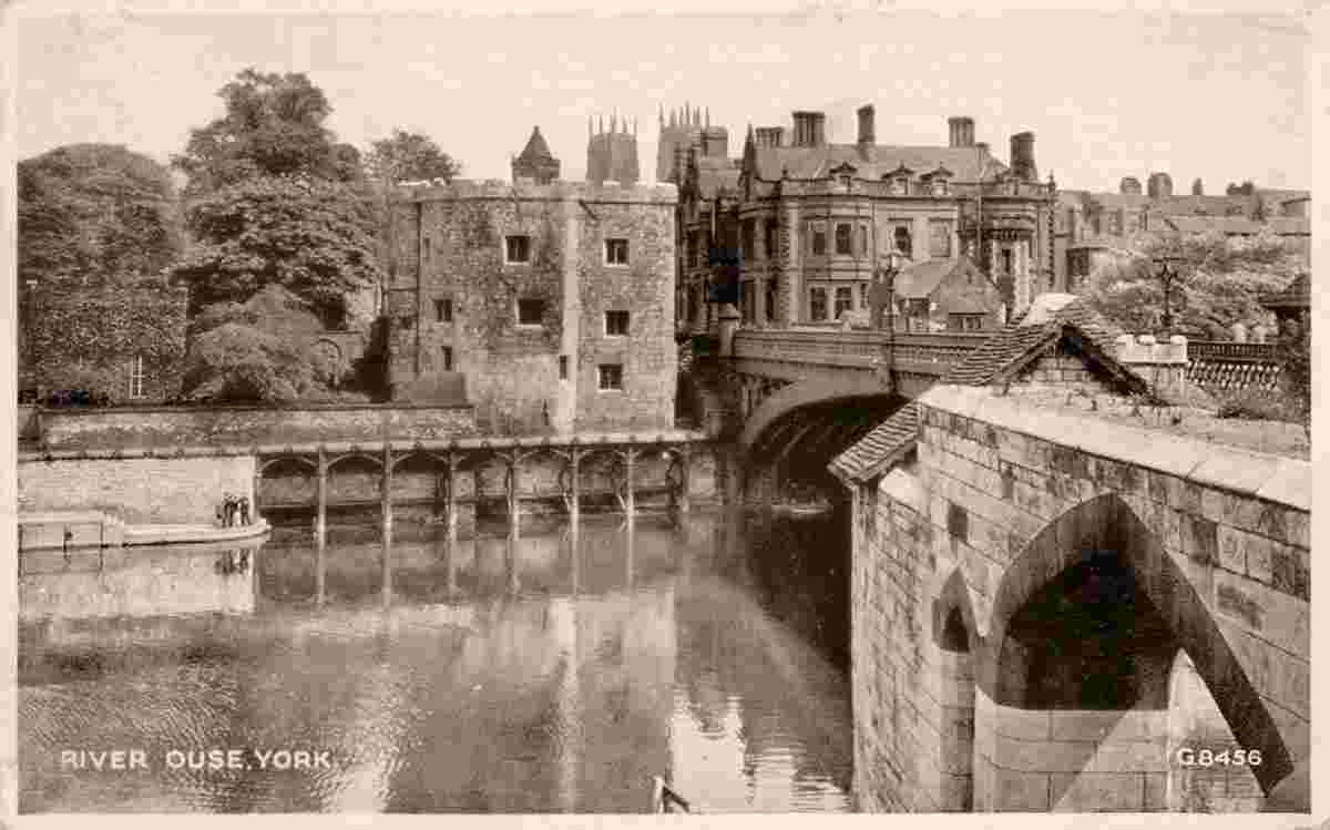 York. River Ouse, 1948