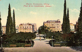 Athens. Constitutions Square, 1905