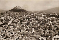 Athens. Panorama of the city and Lycabettus