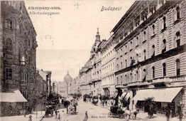 Budapest. Alkotmány Street