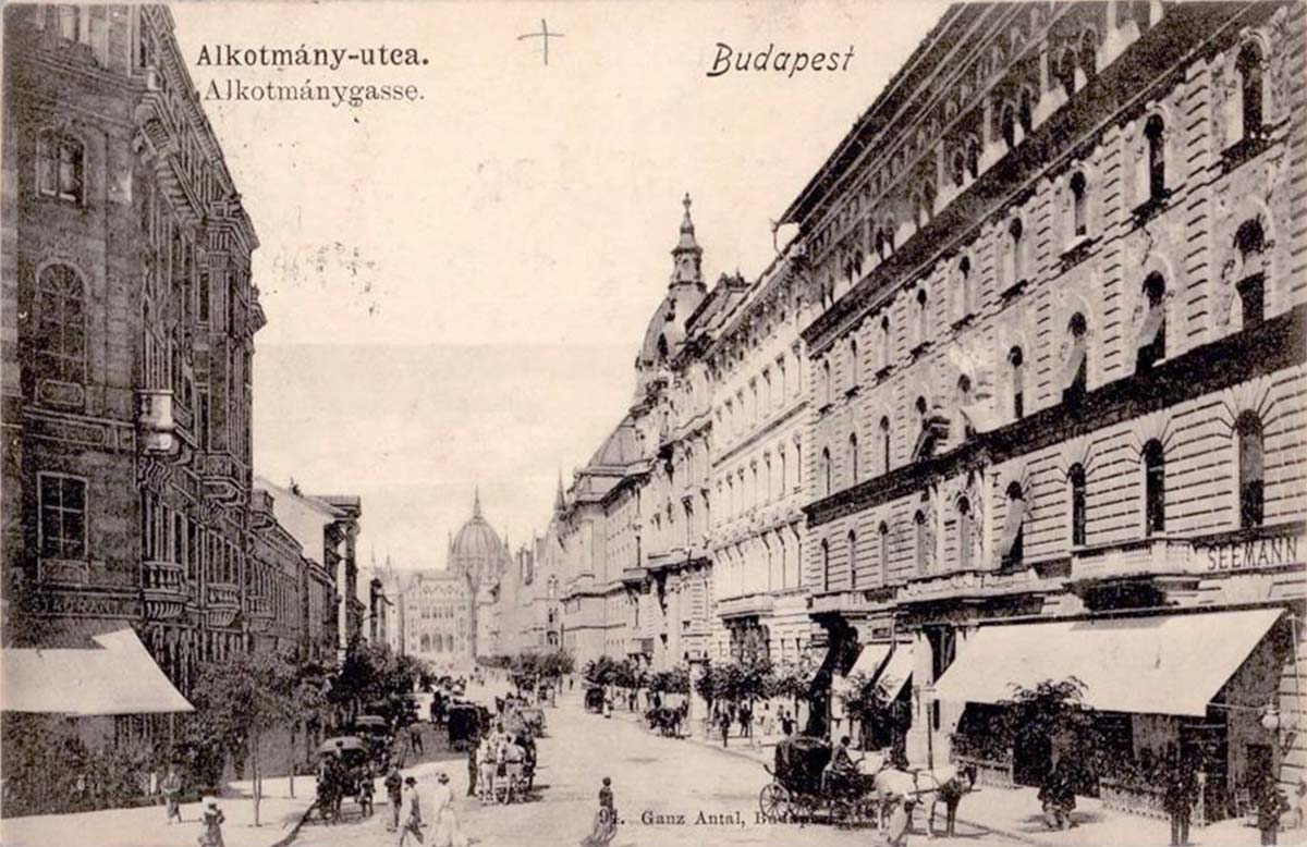 Budapest. Alkotmány Street - Alkotmány út