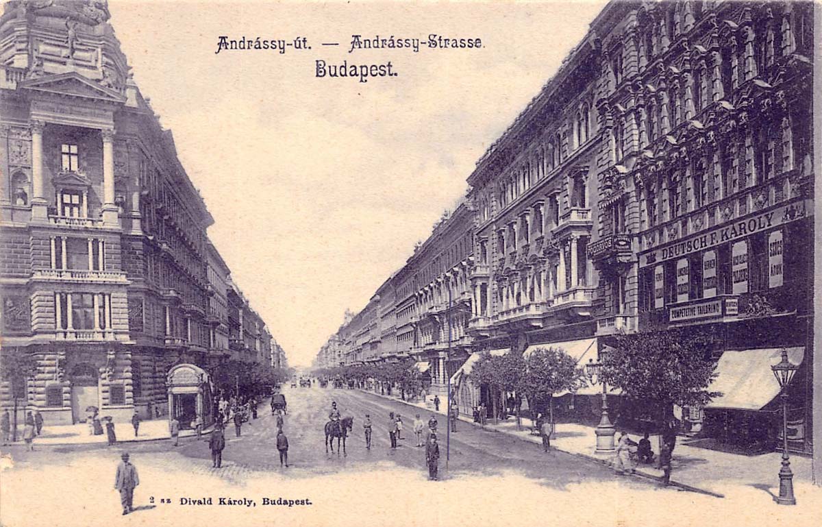 Budapest. Andrassy Street - Andrássy út