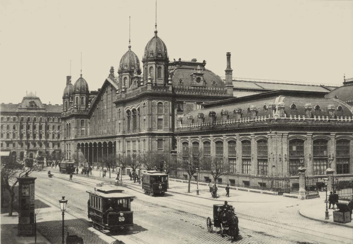 Budapest. Western Railway Station, circa 1900