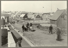 Central Reykjavík from Governor's house, circa 1900