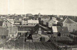 Reykjavík. Panorama of the city, 1888