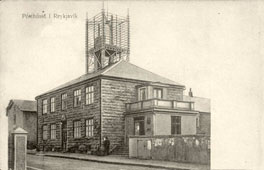 Reykjavík. Pósthúsið (Post Office), circa 1910
