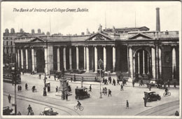 Dublin. Bank of Ireland and College Green