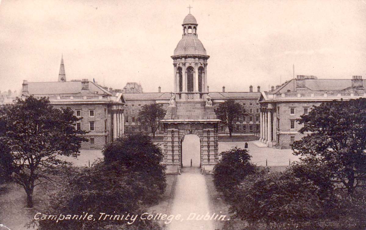 Dublin. Campanile, Trinity College