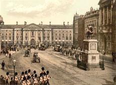 Dublin. College Green, circa 1900