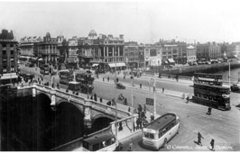 Dublin. O'Connell Bridge, 1946