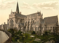 Dublin. St. Patrick's Cathedral, circa 1900