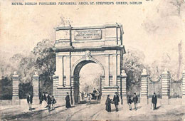 Dublin. St Stephen's Green - Royal Dublin Fusiliers Memorial Arch, 1907