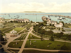 Dublin. The Harbor, Kingstown, circa 1900