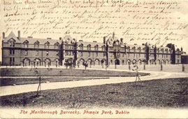 Dublin. The Marlborough Barracks, Phoenix Park, 1906