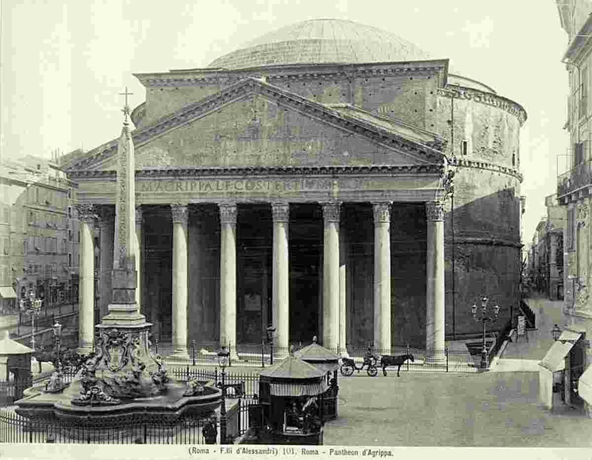 Rome. Pantheon d'Agrippa