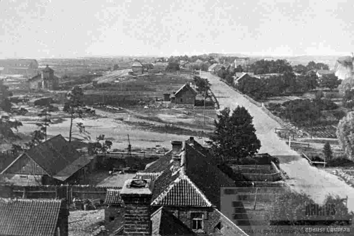 Ainazi. Panorama of city, 1914