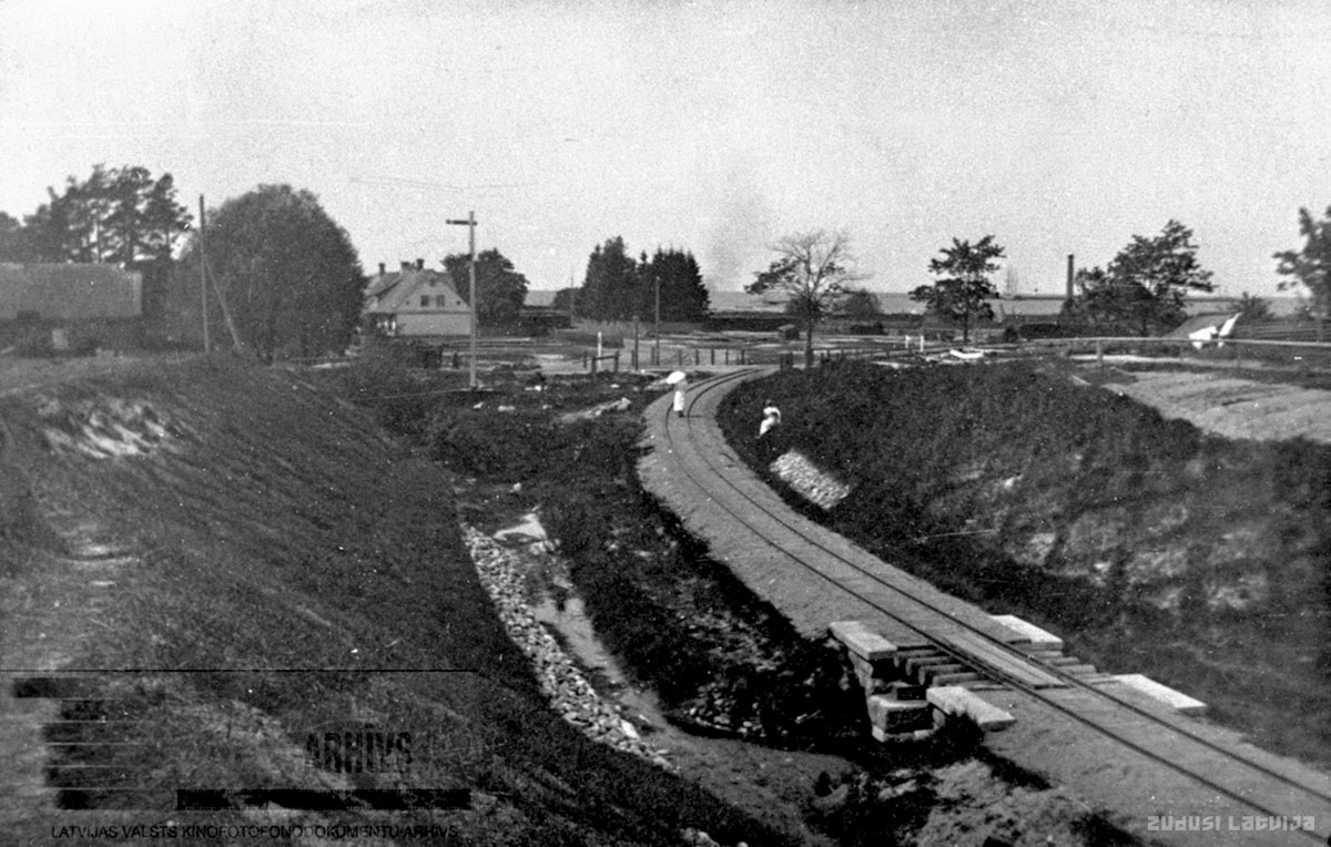 Ainazi. Narrow Gauge Railroad, 1914