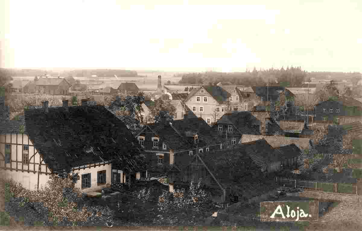 Aloja. Panorama of the city, 1942