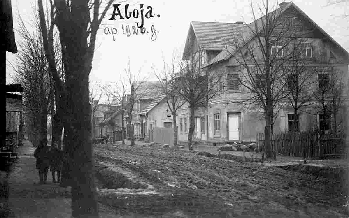 Aloja. Panorama of the city, 1926
