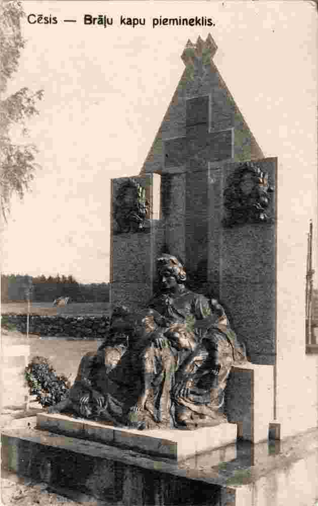 Cesis. Monument to those killed in the War