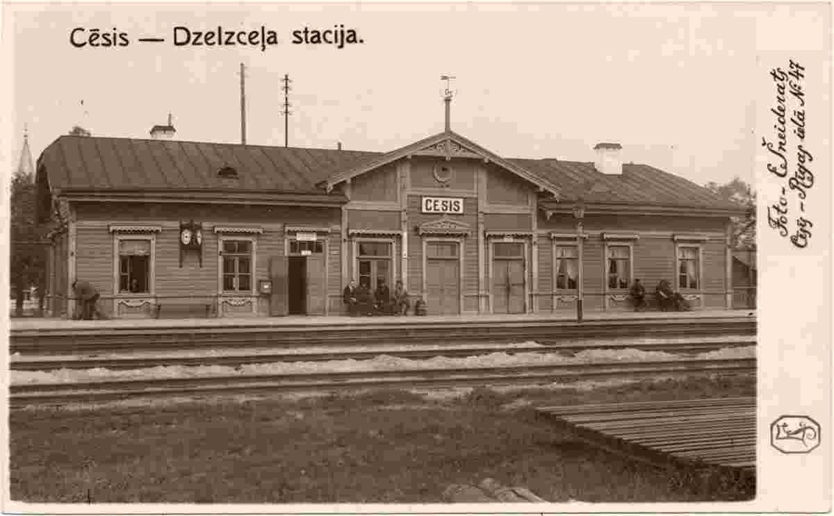 Cesis. Railway Station