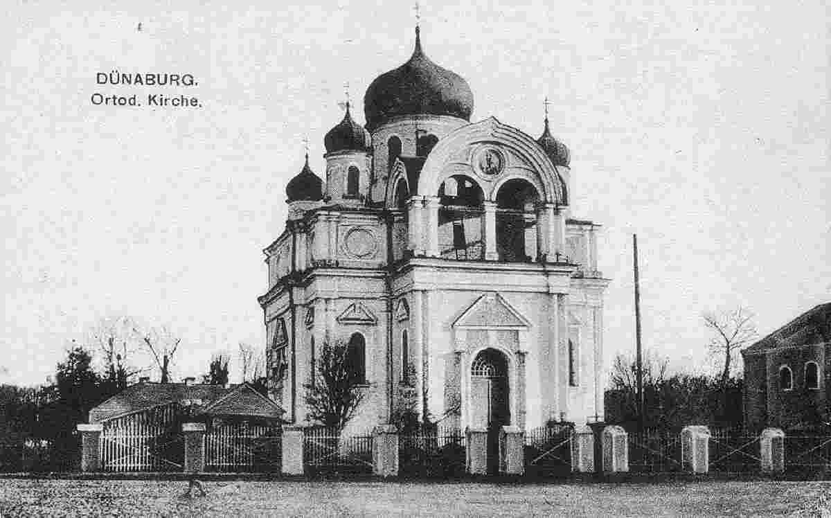 Daugavpils. Alexander Nevsky Cathedral, between 1890 and 1917