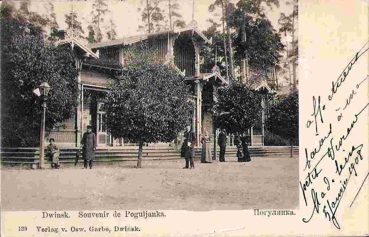Daugavpils. Resort Pogulianka, 1908