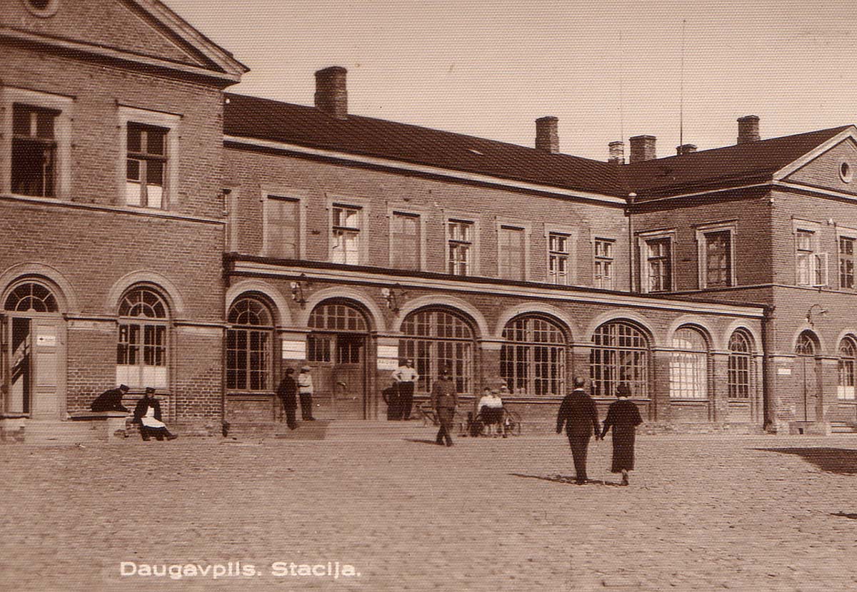 Daugavpils. Riga Railway Station Square